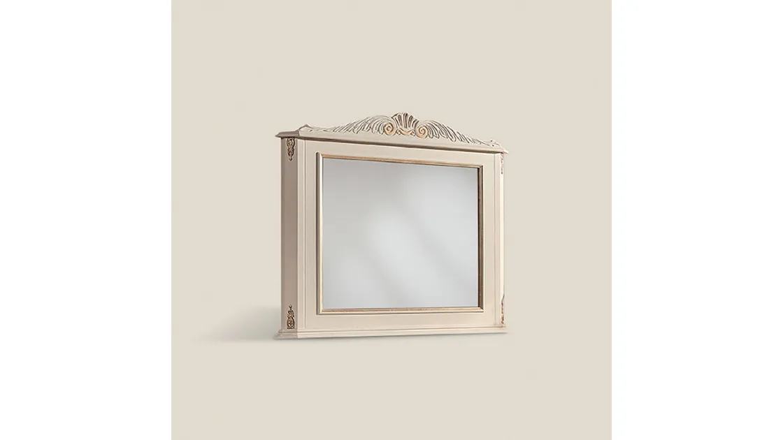 Specchiera Emozioni 5142 EM23 in legno laccato di Tarocco Vaccari