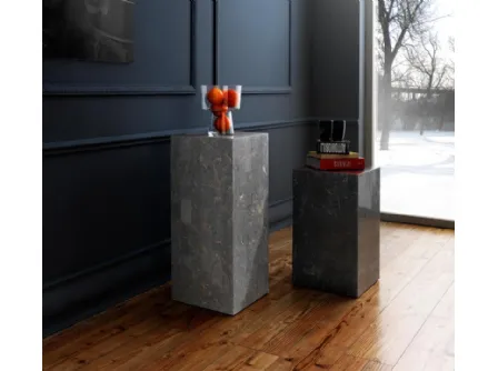 Tavolino Inay in pietra fossile di Stones