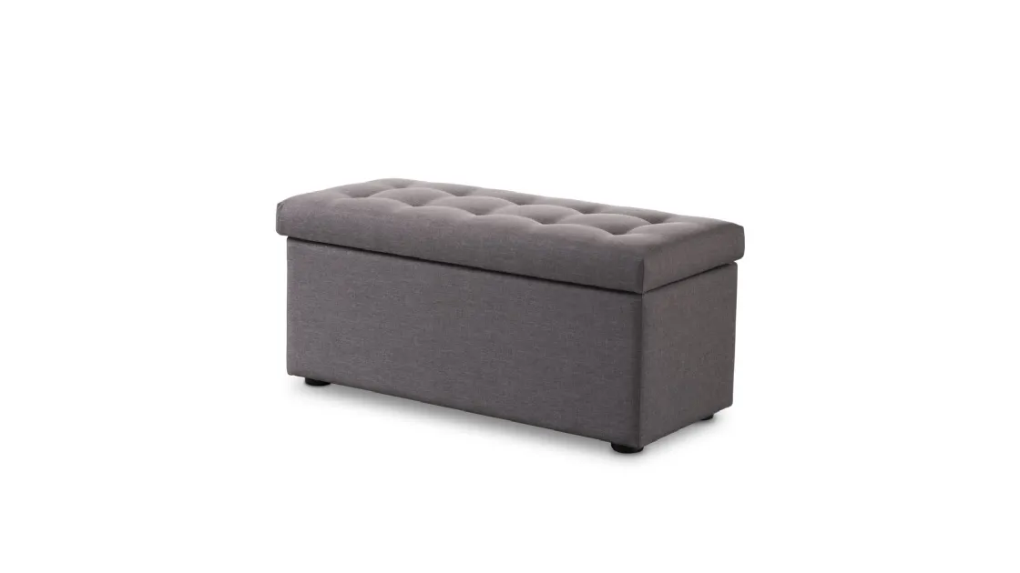 Pouf panchetta alta trapuntata di Stilfar Italia