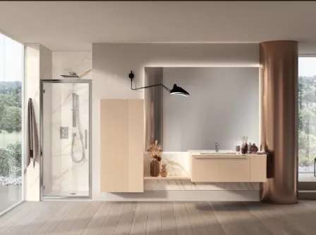 Mobile da Bagno Aquo Laccato Opaco Cipria di Scavolini Bathrooms