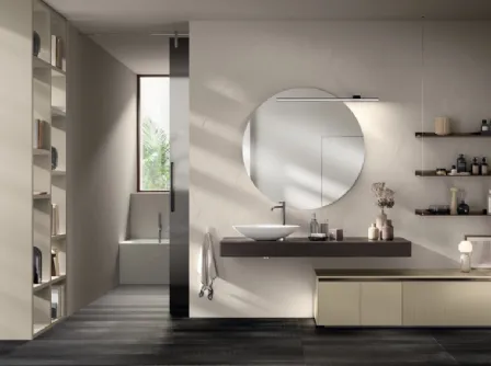 Mobile da Bagno Lido in laminato Strips Urban di Scavolini Bathrooms