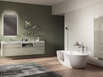 Mobile da Bagno Miko Laccato Opaco Tortora di Scavolini Bathrooms