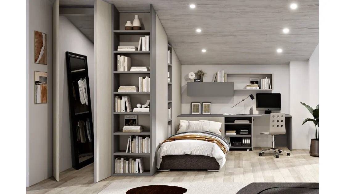 Cameretta su misura 104 di Ferrimobili