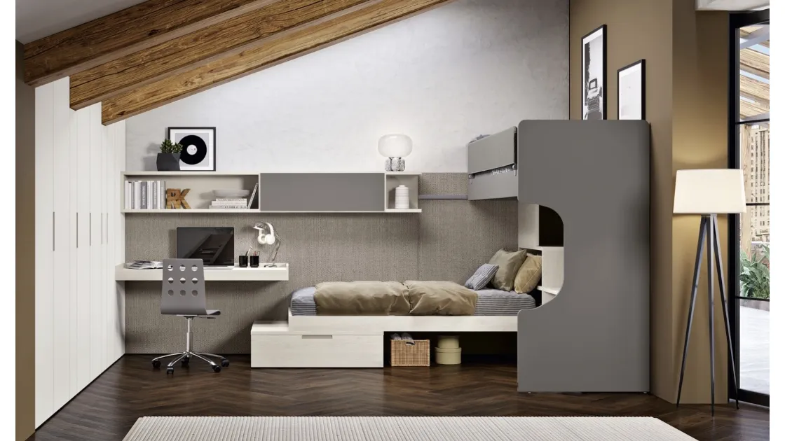 Cameretta 112 con letti a castello di Ferrimobili