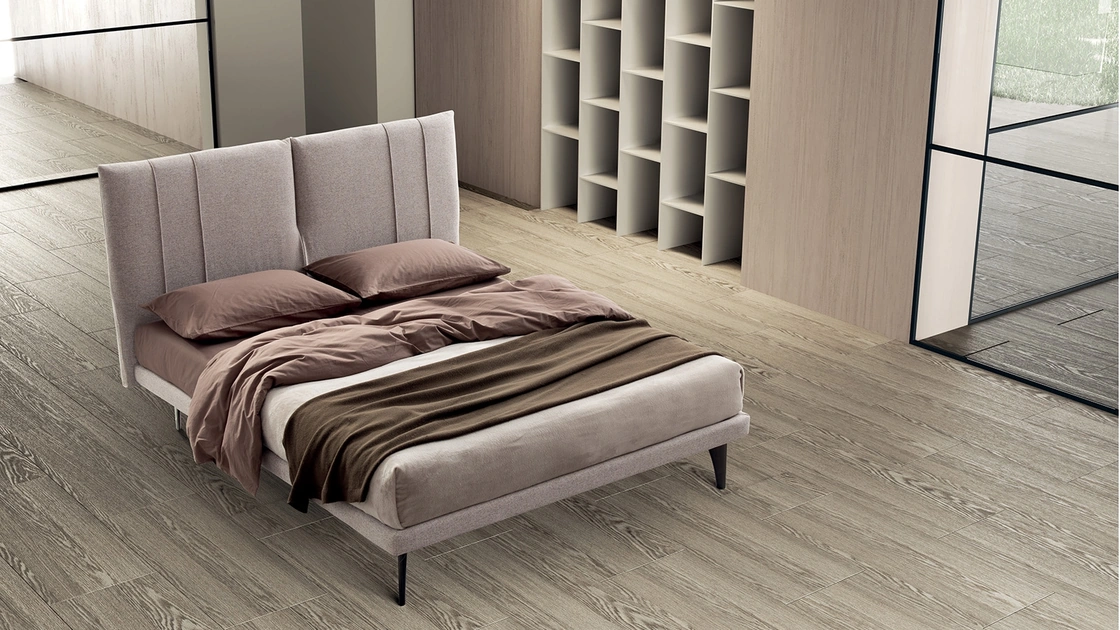 Letto imbottito Angela di Stilfar Italia