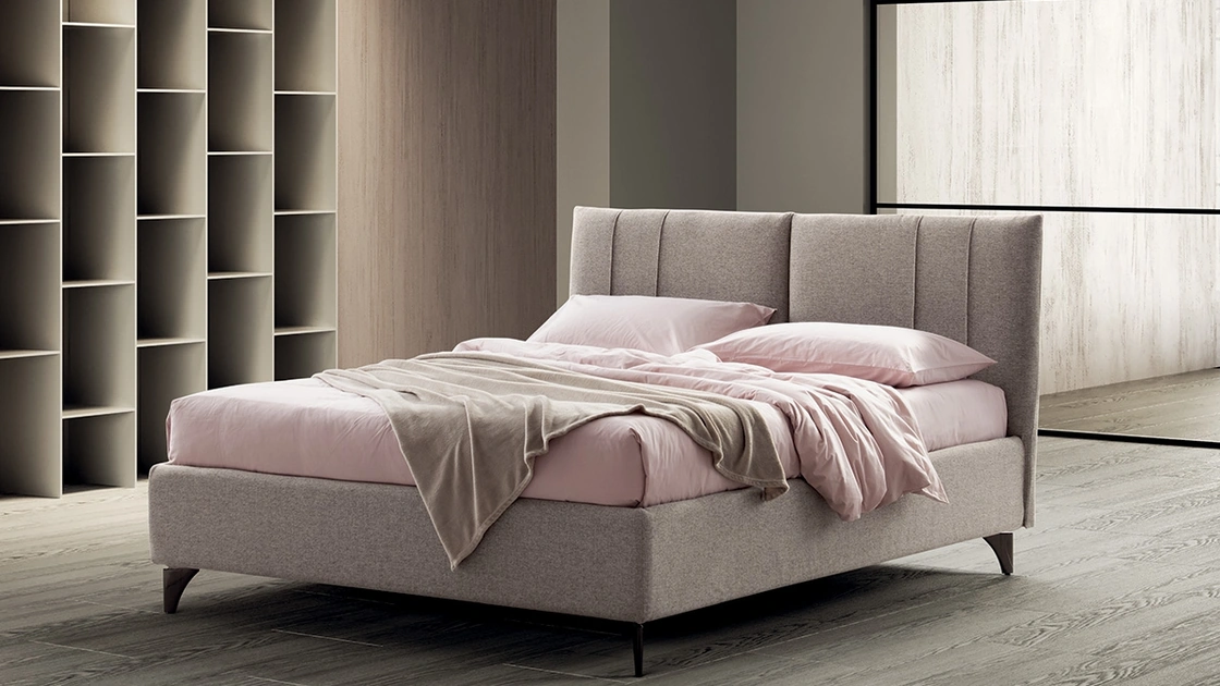 Letto imbottito Angela di Stilfar Italia