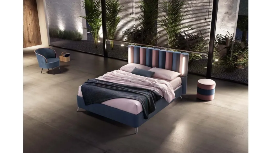Letto matrimoniale Caleido di Stilfar Italia