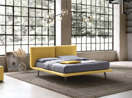 Letto Enea 24 in tessuto imbottito di Stilfar Italia