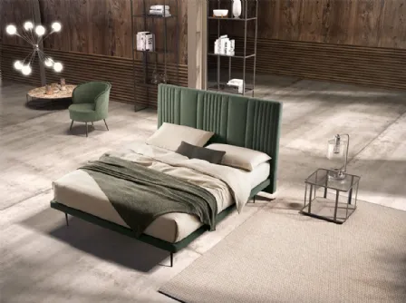 Letto matrimoniale trapuntato Matrix di Stilfar Italia