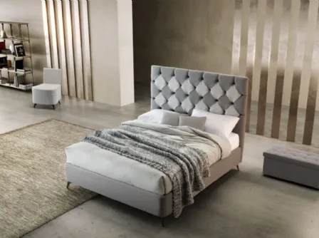 Letto con testiera Mosaico di Stilfar Italia