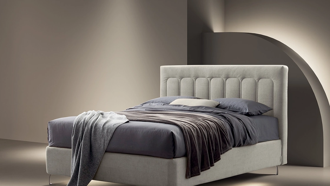 Letto imbottito Selene di Stilfar Italia