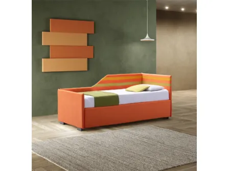 Letto singolo Arcobaleno con letto estraibile di Stilfar Italia