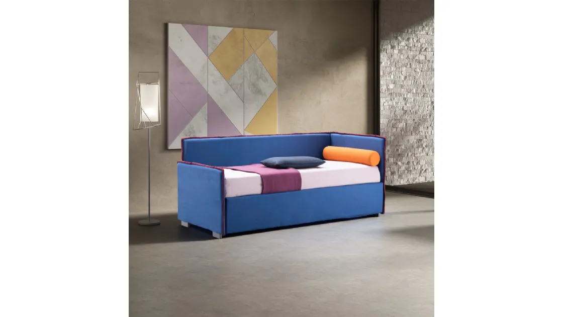 Letto singolo Tramonto con contenitore di Stilfar Italia