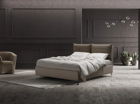 Letto matrimoniale in tessuto Francesca di Stilfar