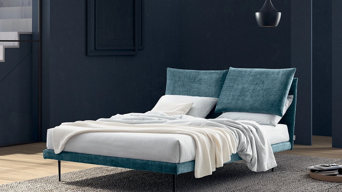 Letto matrimoniale in tessuto Francesca di Stilfar