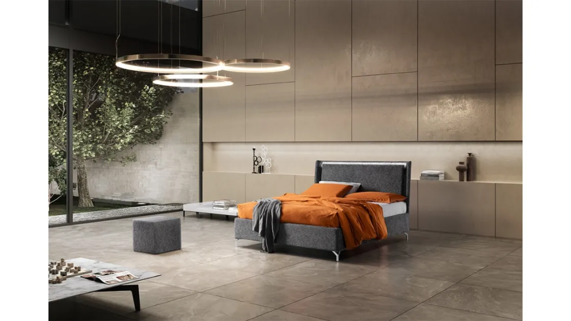 Letto imbottito Illumina di Stilfar Italia
