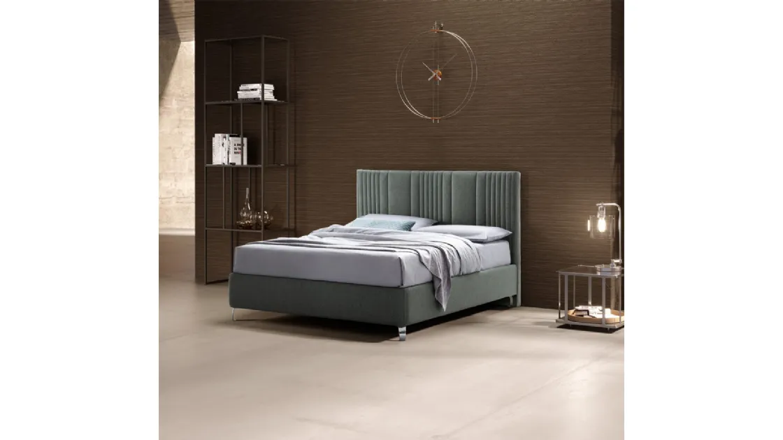 Letto Sommier 133 con testata a parete Matrix di Stilfar Italia