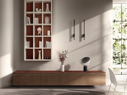 Libreria Living Mira Cottage di Scavolini