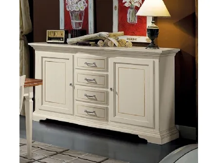 Madia in legno laccato Giulia V101 TV131 di Tarocco Vaccari