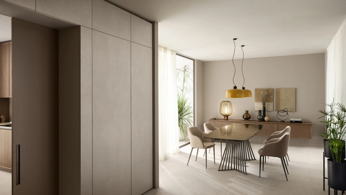 Madia sospesa Living Poetica di Scavolini