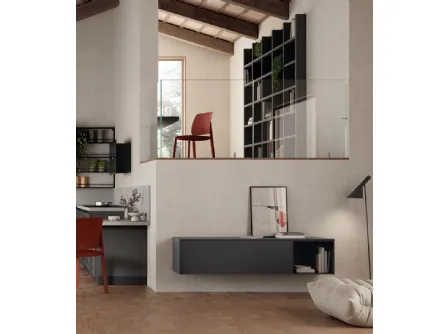 Madia sospesa Living Regola di Scavolini