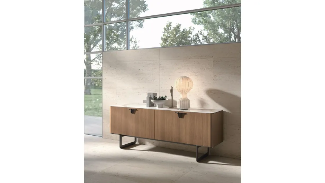 Madia Pandora in materico rovere cognac di Tomasella