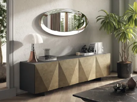Madia Sideboard 01 in laccato opaco finitura Oxi di Scavolini