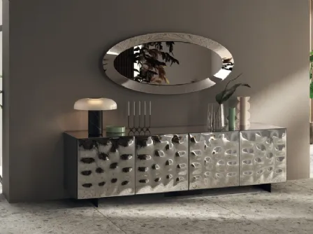 Madia Sideboard 02 in vetro specchiato Glow di Scavolini