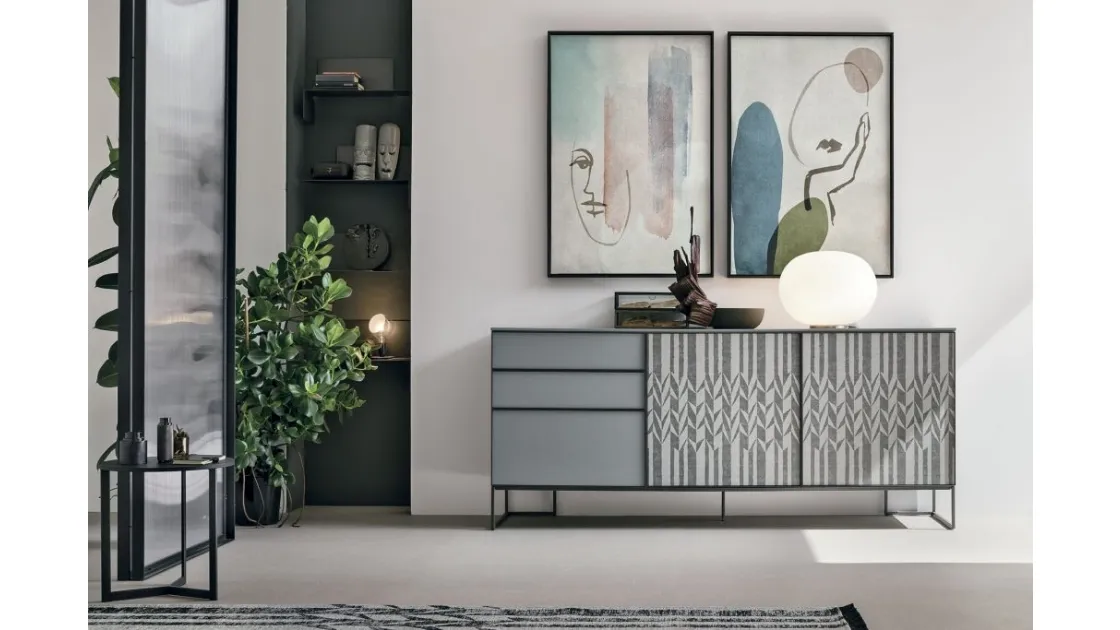 Madia Vinci in laccato opaco carta da zucchero di Tomasella