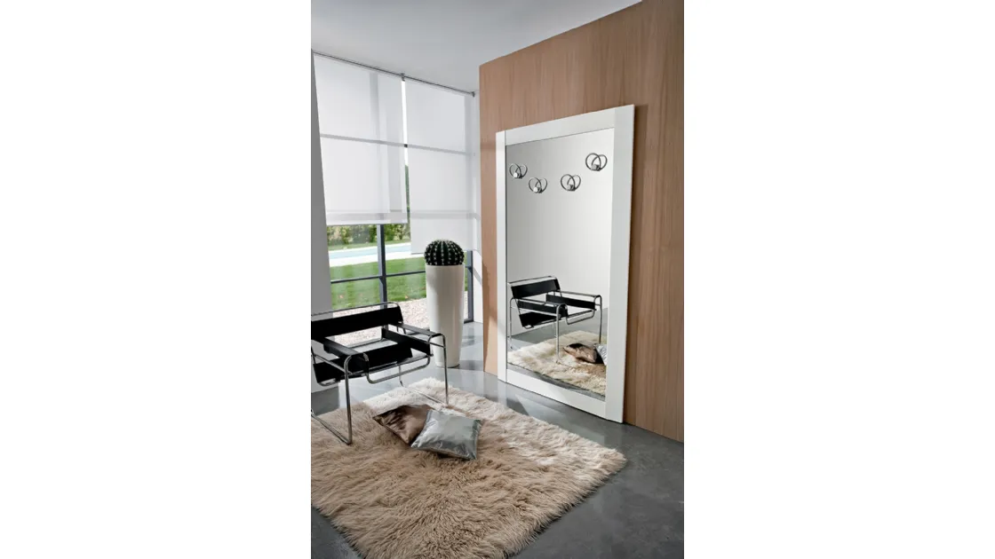 Mobile ingresso con specchio e appendiabiti Jessica di La Primavera