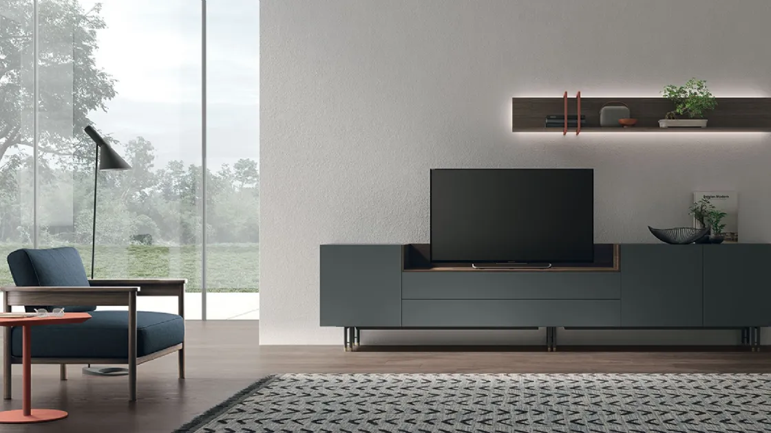 Mobile Porta Tv Atlante Unit AT 140 di Tomasella