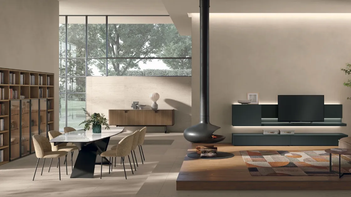 Mobile Porta Tv Atlante UNIT AT 141 di Tomasella