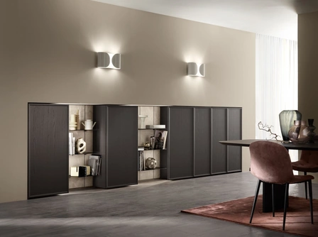 Parete Attrezzata Living Poetica 03 di Scavolini