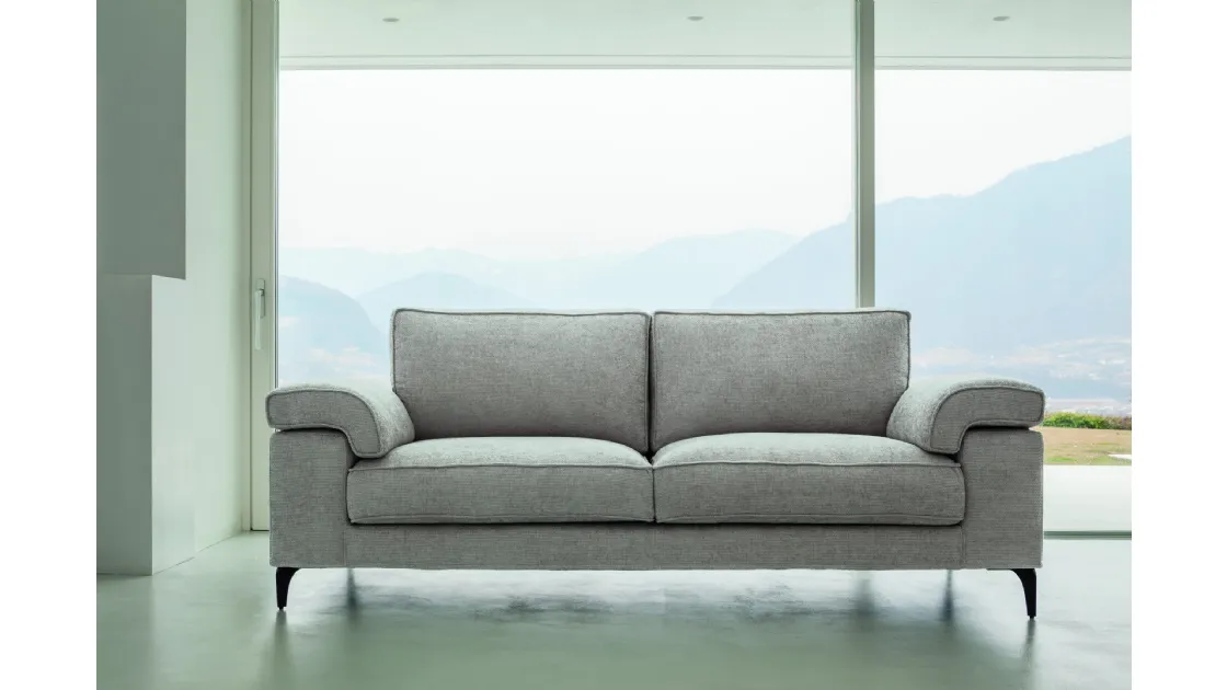 Divano lineare Grace Air di Fabbri Salotti