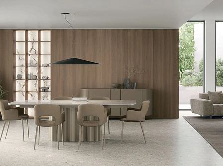 Sedia Dora in nabuk di Tomasella