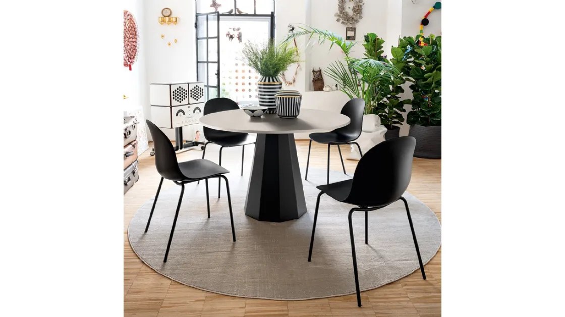 Tavolo rotondo Dix di Connubia