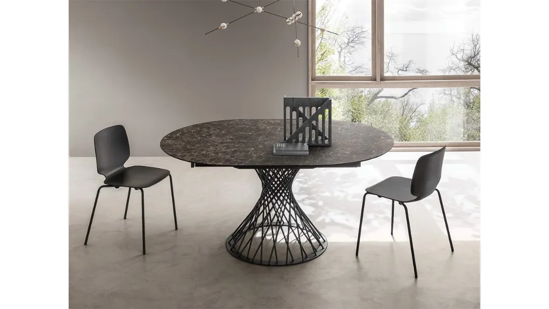 Tavolo rotondo allungabile Franz di La Primavera