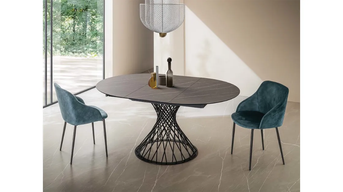 Tavolo rotondo allungabile Franz di La Primavera