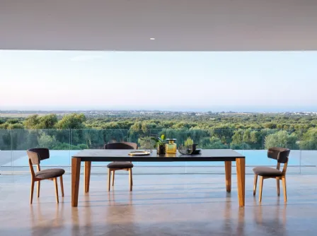 Tavolo allungabile Cartesio T88 di Friulsedie