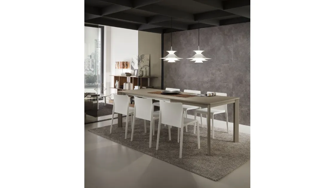 Tavolo allungabile Mario Super Quadrato di La Primavera