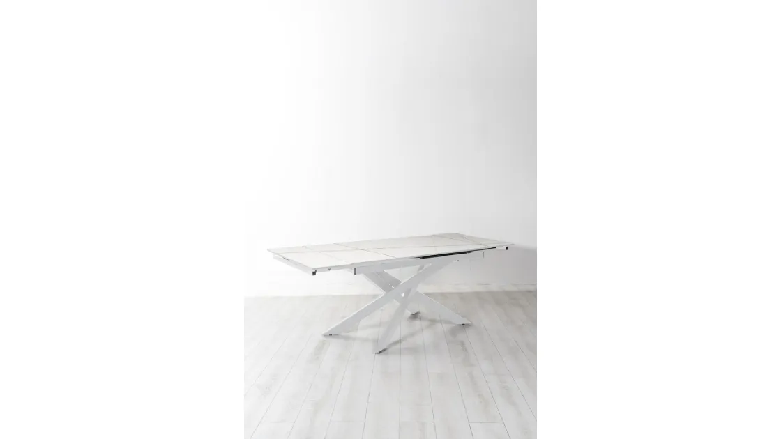 Tavolo allungabile Ares con top in sintered stone di Stones