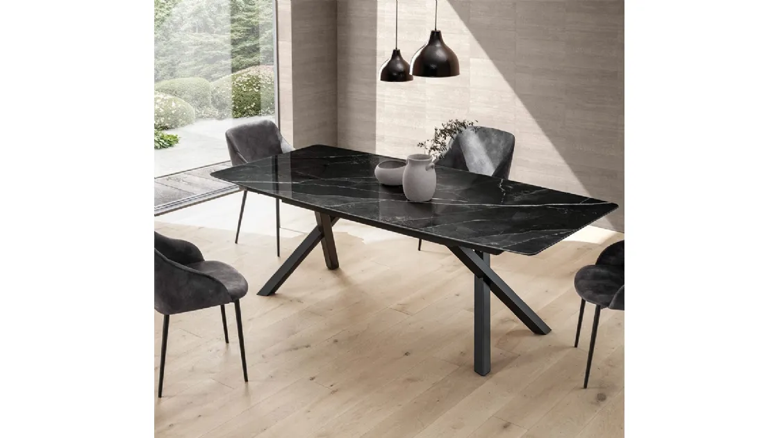 Tavolo allungabile in gres Xavi di La Primavera