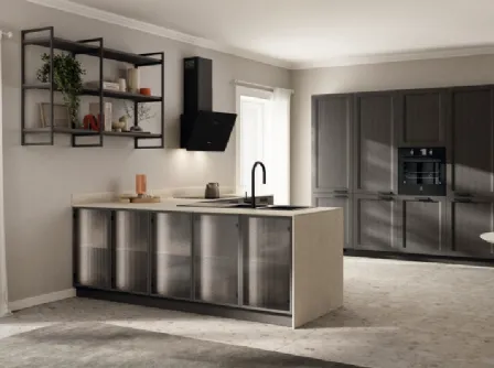 Cucina Moderna con penisola Moda 08 di Scavolini