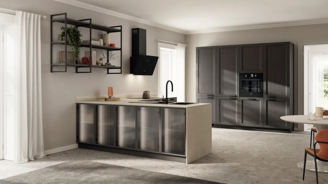 Cucina Moderna con penisola Moda 08 di Scavolini