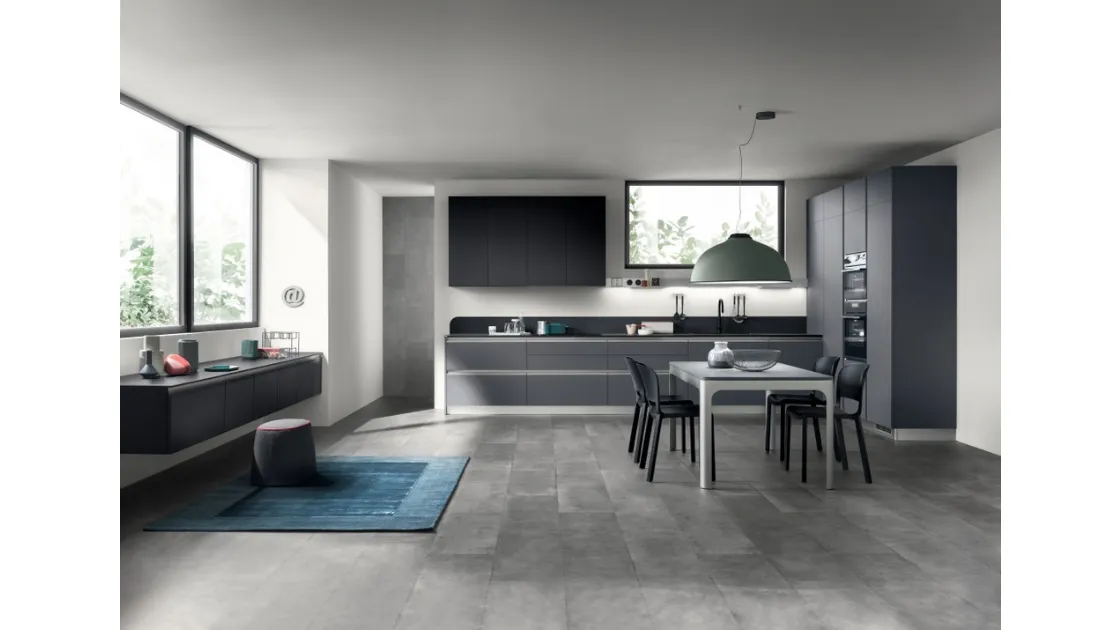 Cucina Moderna Dandy Plus 03 Grigio Bromo di Scavolini